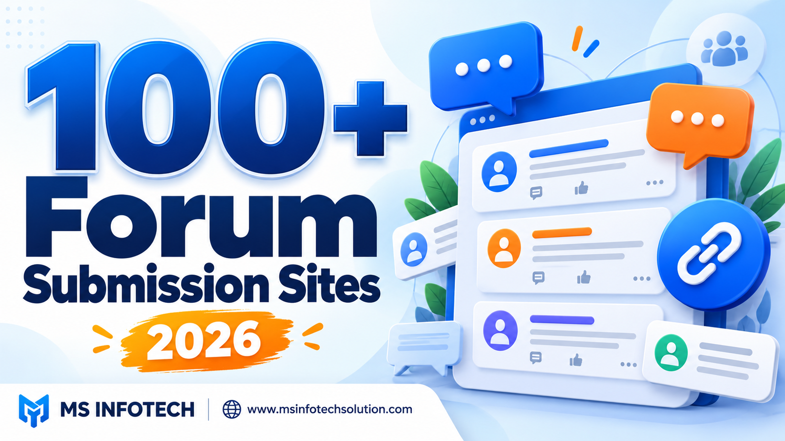 100+ Forum Submission Sites in 2026
